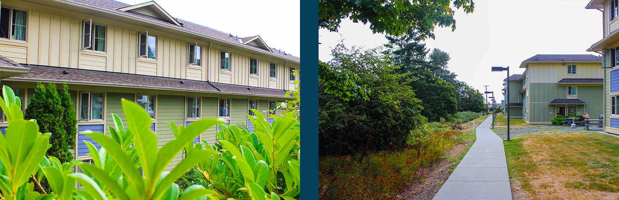 outside traditional buildings